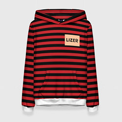 Толстовка-худи женская LIZER: My Soul, цвет: 3D-белый