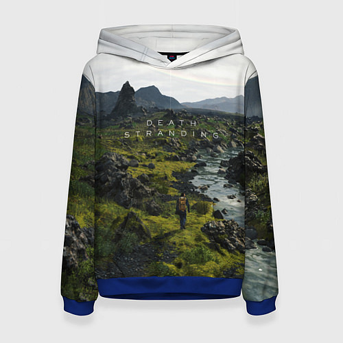 Женская толстовка Death Stranding: Green World / 3D-Синий – фото 1