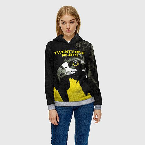 Женская толстовка TOP: Trench / 3D-Меланж – фото 3