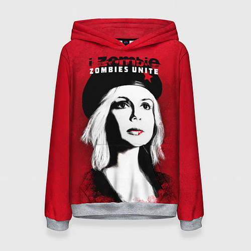 Женская толстовка Zombies Unite - Оливия Мур / 3D-Меланж – фото 1