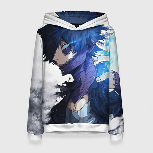 Женская толстовка Академия героев - Даби / 3D-Белый – фото 1