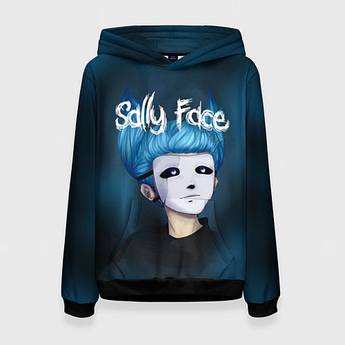 Женская толстовка Sally Face / 3D-Черный – фото 1