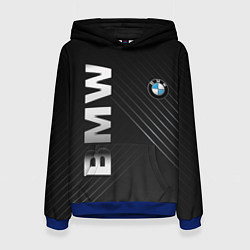 Толстовка-худи женская BMW: Steel Line, цвет: 3D-синий