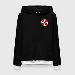 Толстовка-худи женская UMBRELLA CORP, цвет: 3D-белый