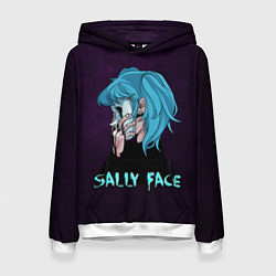 Толстовка-худи женская Sally Face, цвет: 3D-белый