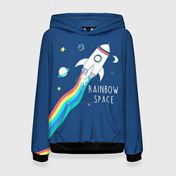 Женская толстовка Rainbow Space