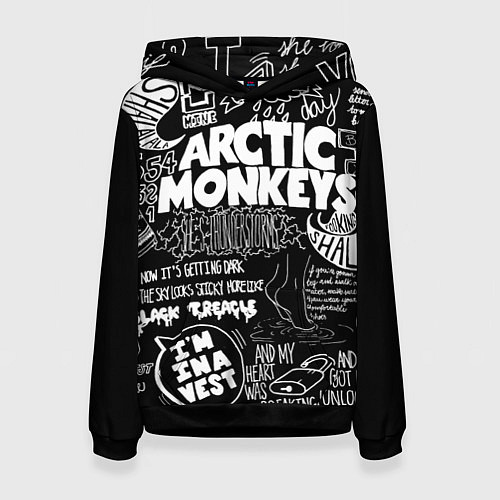 Женская толстовка Arctic Monkeys: I'm in a Vest / 3D-Черный – фото 1