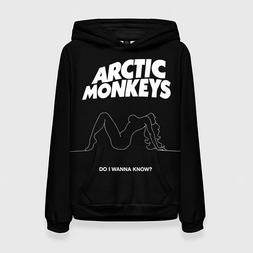 Женская толстовка Arctic Monkeys: Do i wanna know? / 3D-Черный – фото 1