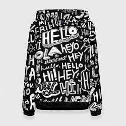 Женская толстовка Hello Pattern