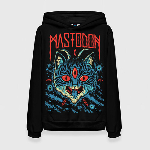 Женская толстовка Mastodon: Demonic Cat / 3D-Черный – фото 1