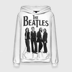 Толстовка-худи женская The Beatles: White Side, цвет: 3D-белый