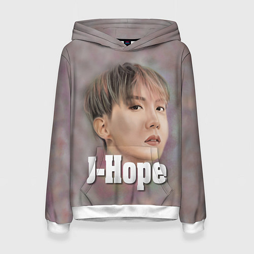 Женская толстовка BTS J-Hope / 3D-Белый – фото 1