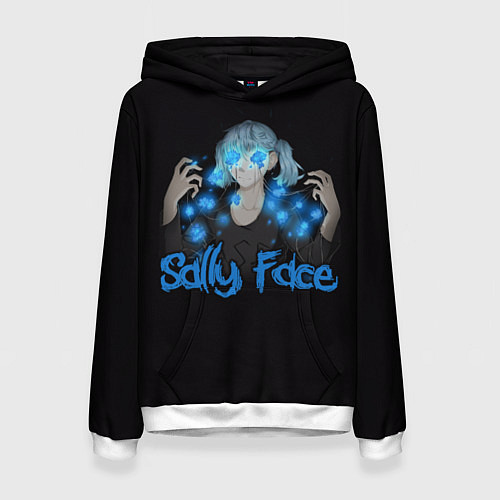 Женская толстовка Sally Face: Blue Magic / 3D-Белый – фото 1