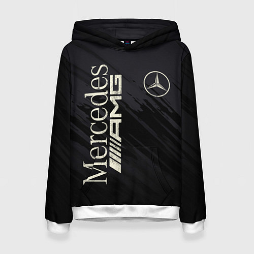 Женская толстовка Mercedes AMG: Black Edition / 3D-Белый – фото 1