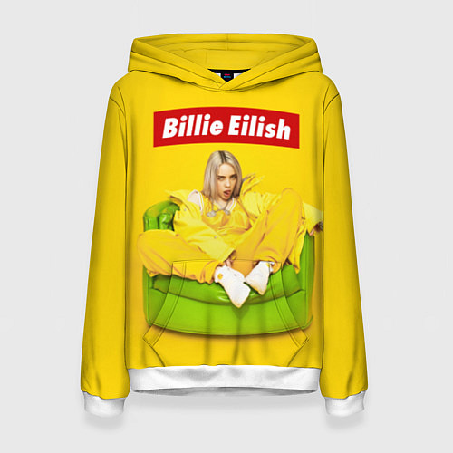 Женская толстовка Billie Eilish / 3D-Белый – фото 1