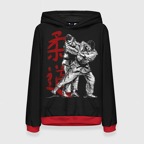 Женская толстовка Judo / 3D-Красный – фото 1