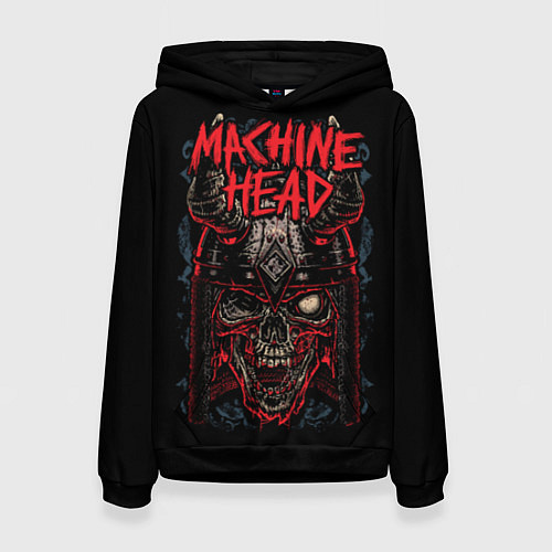 Женская толстовка Machine Head: Blooded Skull / 3D-Черный – фото 1
