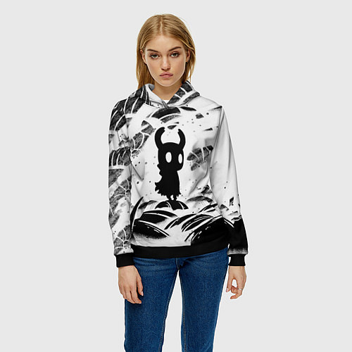 Женская толстовка Hollow Knight / 3D-Черный – фото 3
