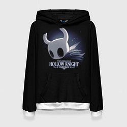 Толстовка-худи женская Hollow Knight, цвет: 3D-белый