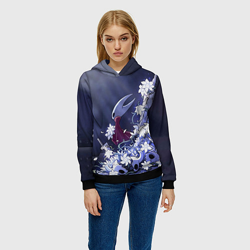 Женская толстовка Hollow Knight / 3D-Черный – фото 3