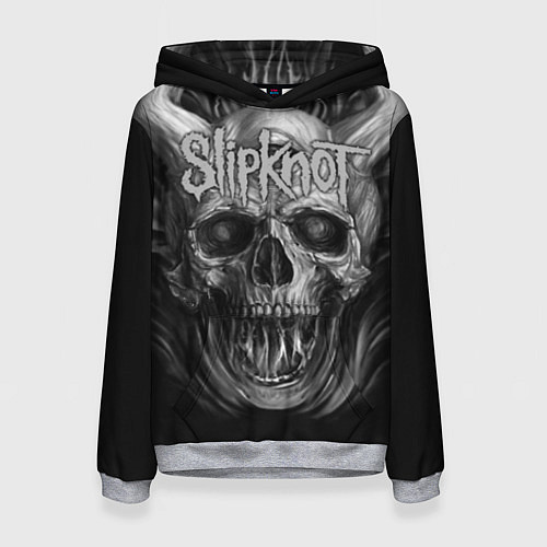 Женская толстовка Slipknot: Devil Skull / 3D-Меланж – фото 1