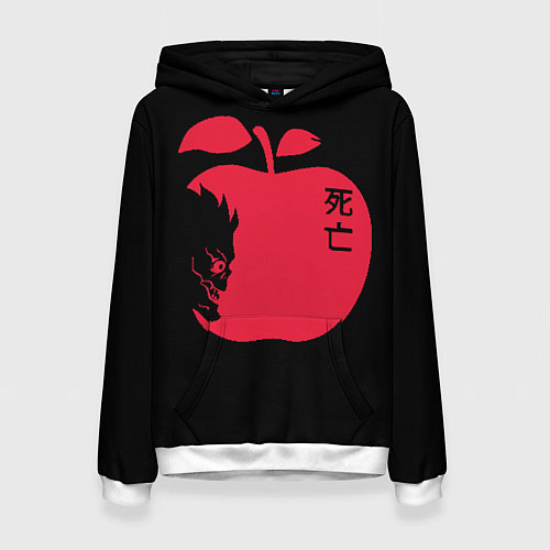 Женская толстовка Яблоко Рюка / 3D-Белый – фото 1
