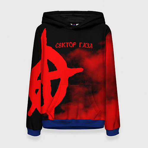 Женская толстовка Сектор Газа / 3D-Синий – фото 1