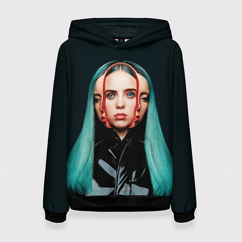 Женская толстовка BILLIE EILISH / 3D-Черный – фото 1