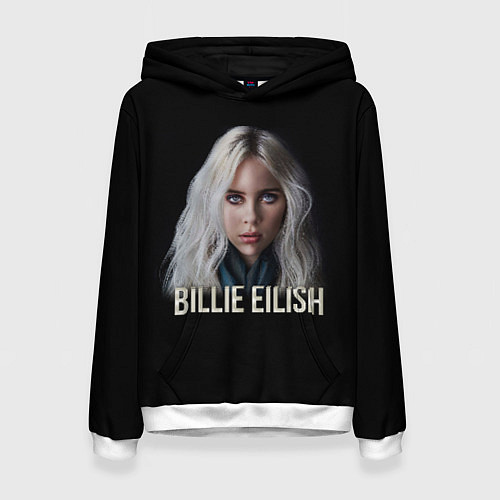 Женская толстовка BILLIE EILISH / 3D-Белый – фото 1