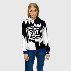 Толстовка-худи женская ДДТ, цвет: 3D-синий — фото 2