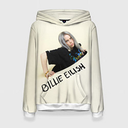 Толстовка-худи женская BILLIE EILISH, цвет: 3D-белый