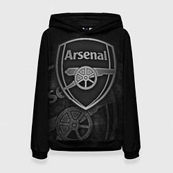 Толстовка-худи женская Arsenal, цвет: 3D-черный