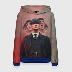 Толстовка-худи женская Томас Шелби Peaky Blinders, цвет: 3D-синий