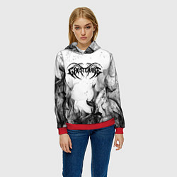 Толстовка-худи женская GHOSTEMANE, цвет: 3D-красный — фото 2