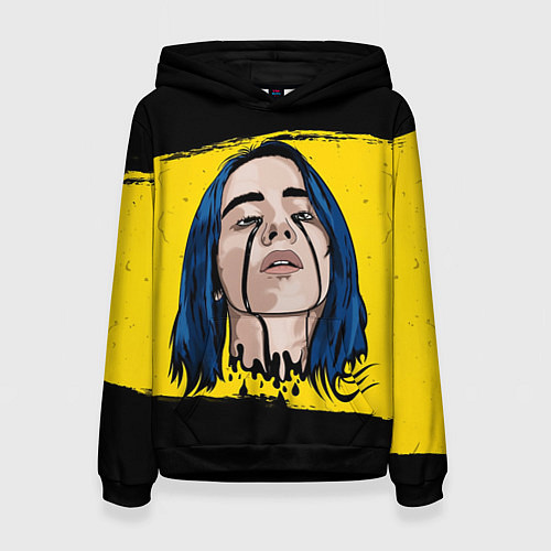 Женская толстовка Billie Eilish / 3D-Черный – фото 1