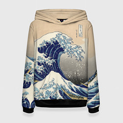 Женская толстовка Kanagawa Wave Art