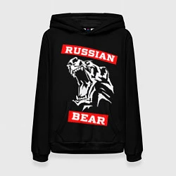 Женская толстовка RUSSIAN BEAR - WILD POWER