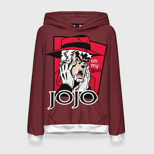 Женская толстовка Приключения ДжоДжо / 3D-Белый – фото 1