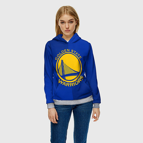 Женская толстовка GOLDEN STATE WARRIORS / 3D-Меланж – фото 3