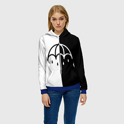 Толстовка-худи женская BRING ME THE HORIZON, цвет: 3D-синий — фото 2