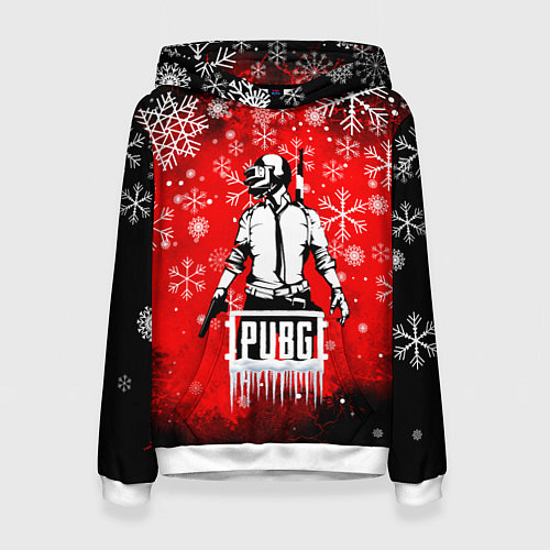 Женская толстовка PUBG / 3D-Белый – фото 1