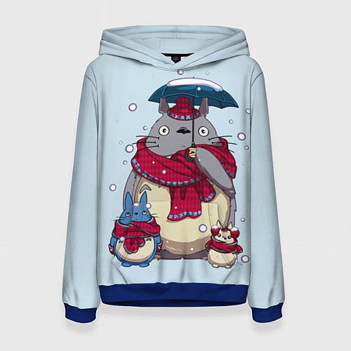 Женская толстовка Мой сосед Тоторо / 3D-Синий – фото 1