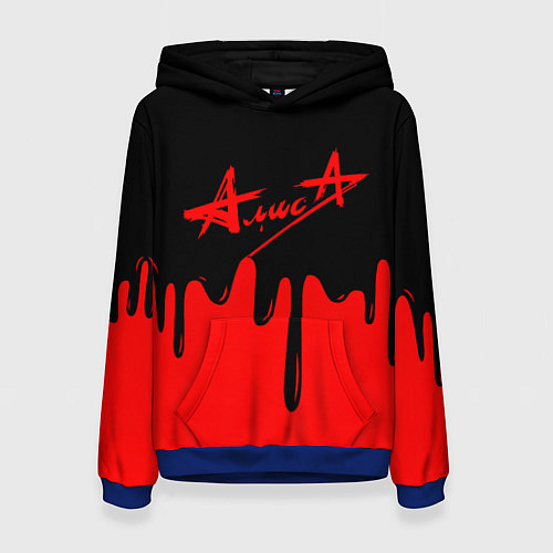 Женская толстовка АлисА / 3D-Синий – фото 1