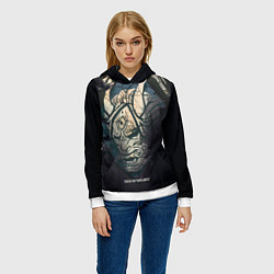 Толстовка-худи женская DBD - monster from forest, цвет: 3D-белый — фото 2