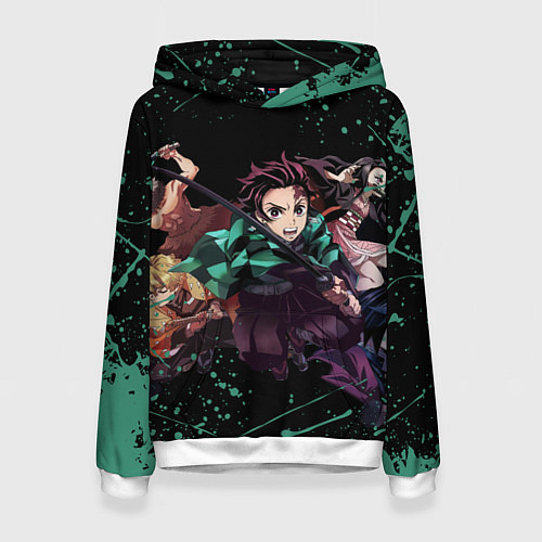 Женская толстовка KIMETSU NO YAIBA / 3D-Белый – фото 1