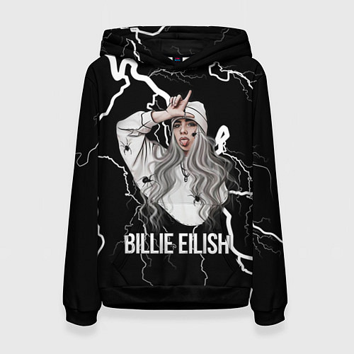 Женская толстовка BILLIE EILISH / 3D-Черный – фото 1