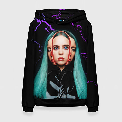 Женская толстовка BILLIE EILISH / 3D-Черный – фото 1