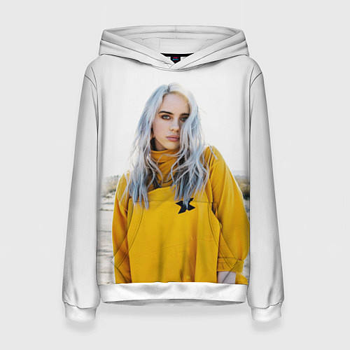 Женская толстовка BILLIE EILISH / 3D-Белый – фото 1