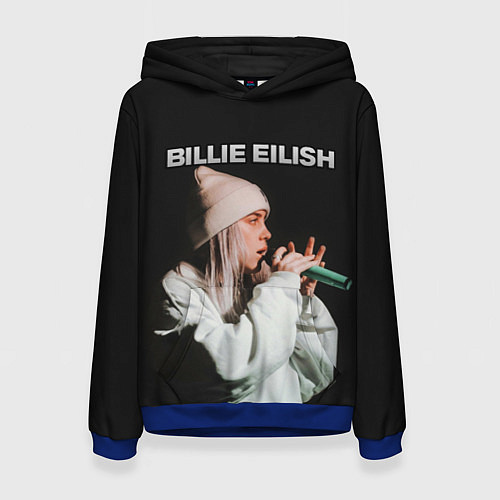 Женская толстовка BILLIE EILISH / 3D-Синий – фото 1