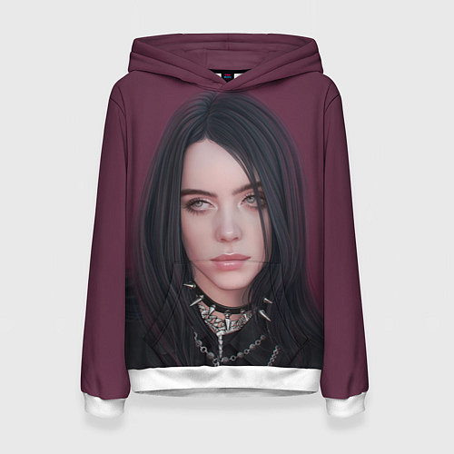 Женская толстовка BILLIE EILISH / 3D-Белый – фото 1